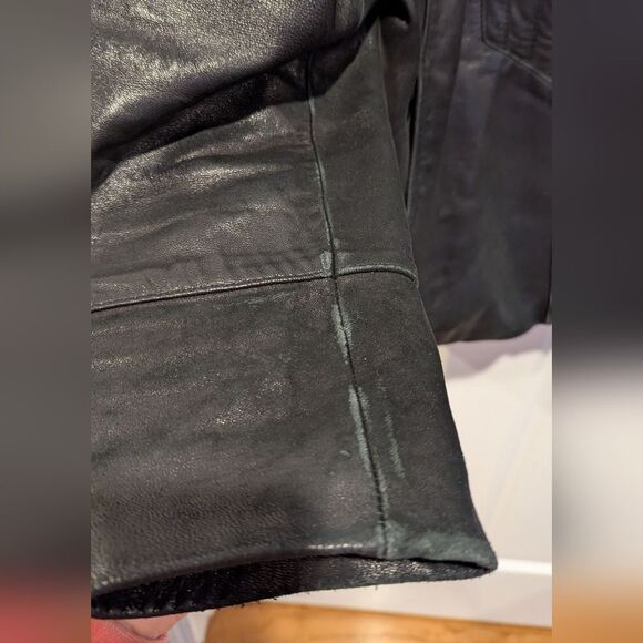 Avanti New York Size 1X Genuine Leather Black Jacket - Picture 7 of 9